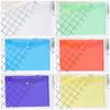 1Pcs Transparent Document Files Folders Envelope Popper Wallets  for School Office Home