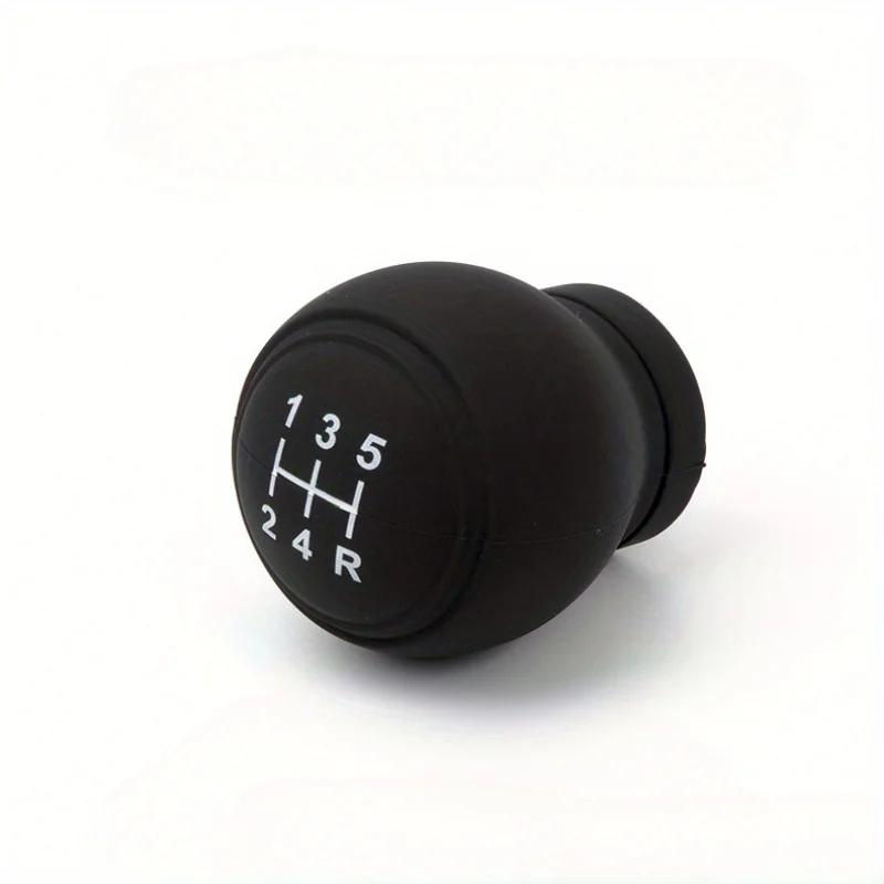 1Pc 5-speed Manual Transmission Car Shift Knob, Silicone Shift Lever Protective Cover, Dustproof and Waterproof Lever Handle