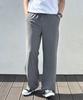 ROCKED GARAGE Unisex Cooling Semi-Wide Elastic Waist Pants_Gray