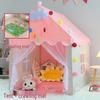 Princess Castle Indoor Play Tent with Mosquito Net for Kids - Birthday Gift Idea