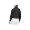 (WMNS) Nike Logo Printing Solid Color Zipper Jacket Black Women's DJ1057-010