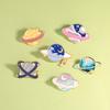 New Space Planet Enamel Brooches Galaxy Venus Jupiter Saturn Mars Mercury Earth Shaped Pins