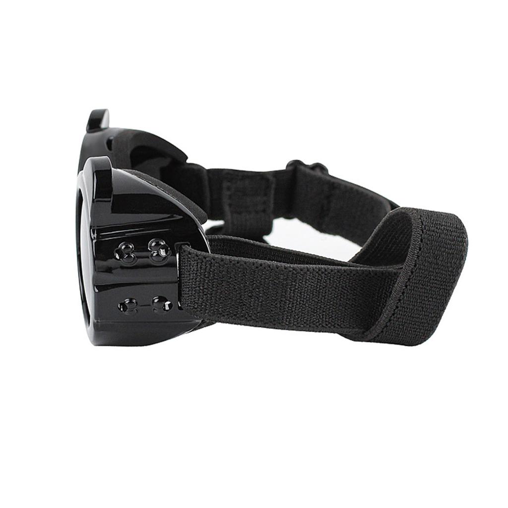 Dog Goggles for Medium Small Dog Anti-UV Waterproof Dog Sunglasses Windproof Sunproof Goggles Adjustable Pet Goggles