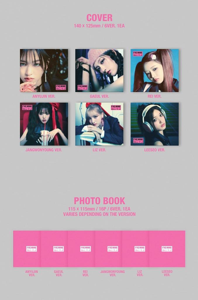 IVE THE 1st EP MINE 'I'VE (Digipack Ver.) (Limited Edition)' (Korean Edition)