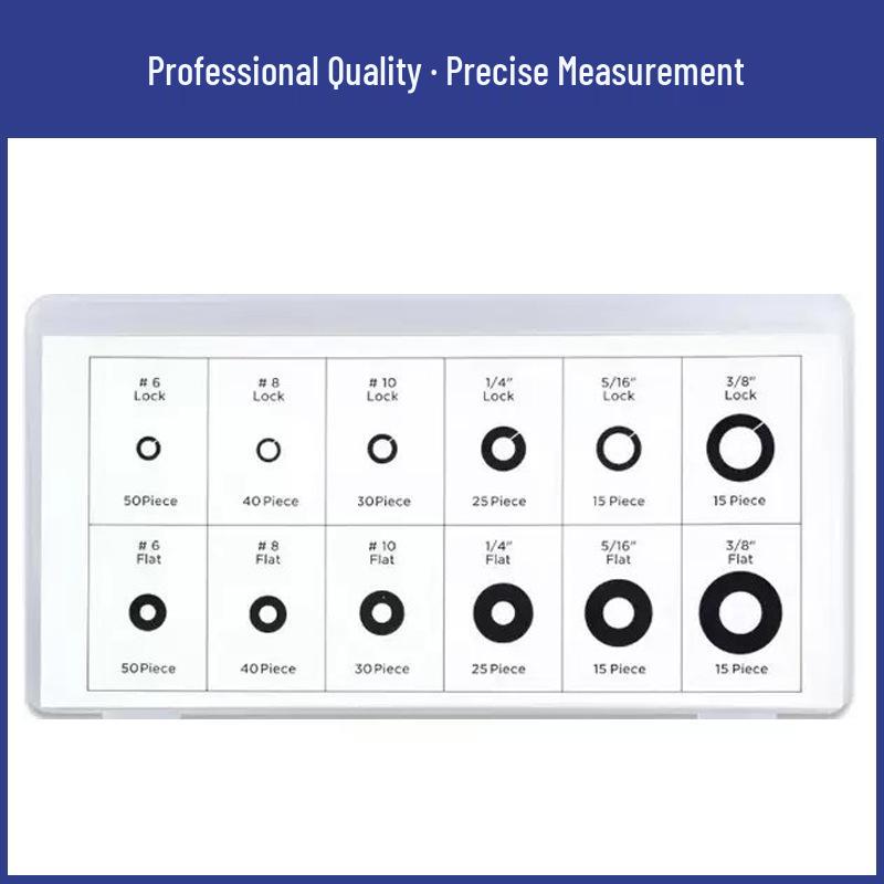 

350-Piece Essential Screw & Washer Set for Repair & Maintenance