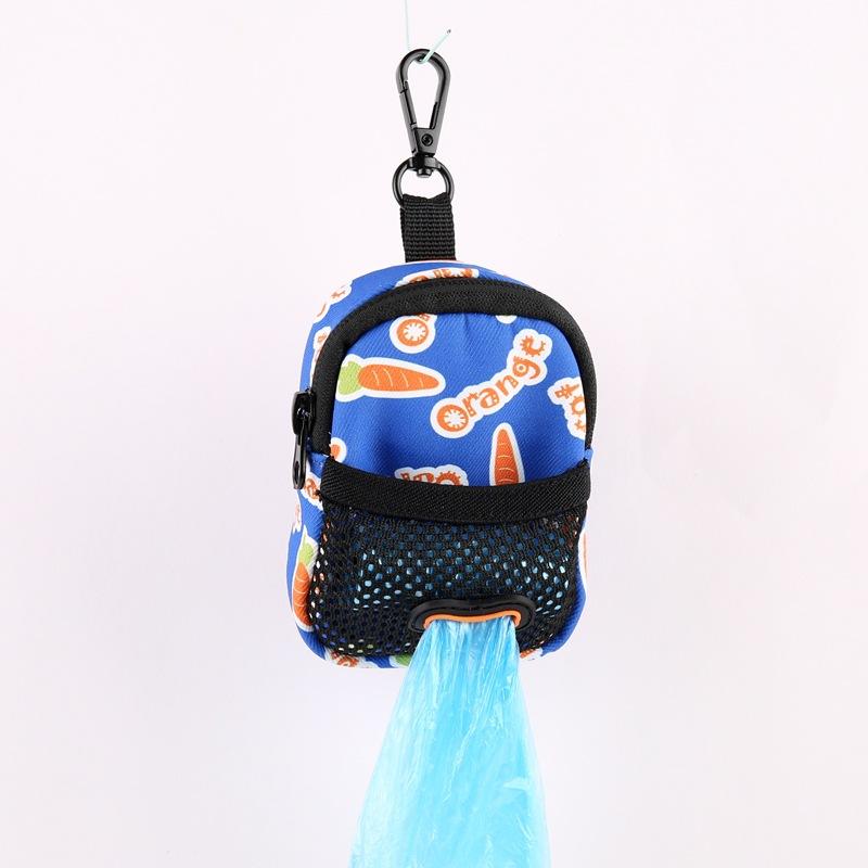 New Dog Training Colorful Waist Bag Pet Waist Bag Dog Food Snack Bag Dog Walking Portable Garbage Bag Dog Training Supplies
