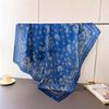 Cashew Nut Simulation Silk High-end Large Square Scarf Silk Scarf Printed Shawl Decorative Scarf Sunscreen Headscarf Scarf Female