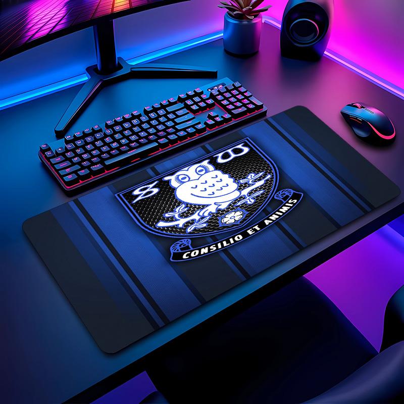 Sheffield Wednesday Football Pattern Mouse Pad Non?Slip Rubber Base Gaming Mousepad For Desk Office Home