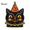 Rustic Style Ornament Set Wooden Halloween Ornaments, Retro Desktop Decorations for Home Table Tiered Decor Tray Decor, Pumpkin/Black Cat/Ghost/Bat