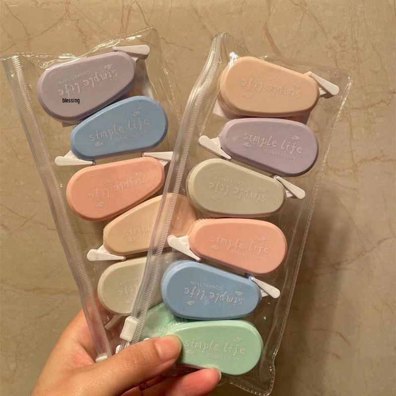 Morandi Color Correction Tape Set: Creative Mini Portable White-Out for Students