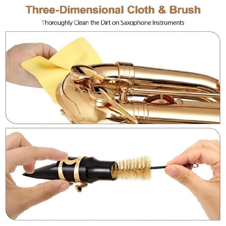 Saxophone Cleaning Cloth for Altos Tenors Sax and Other Wind and Woodwind Strument Saxophone Cleaning Rag Cleaning Cloth
