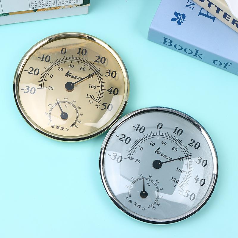 2-in-1 Wandmontiertes Haushalts-Thermometer Hygrometer Wetterstation Hängeanzeige Luftwetterinstrument