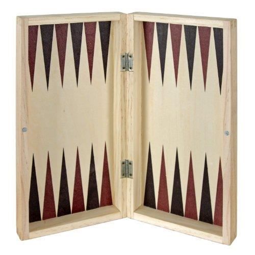 Jeu d'échecs, de Dames et de Backgammon - Aquamarine Games - Compudid CP1070 - Marron - Enfant - Mixte