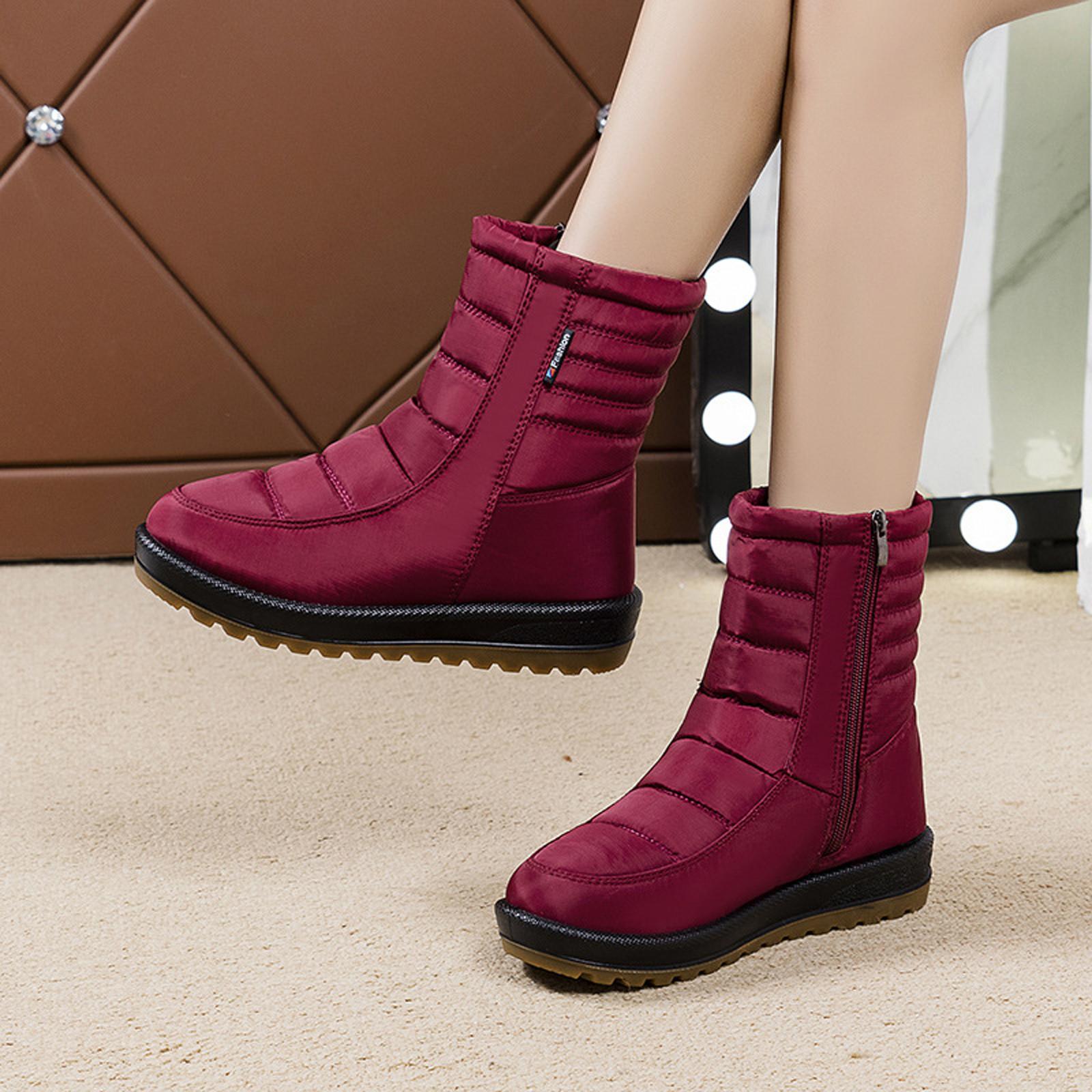 

Женские зимние ботинки, зимние короткие ботинки, водонепроницаемая обувь, теплая обувь