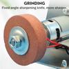 220V Mini Elektrische Bandschleifer DIY Polieren Schleifen Maschine Cutter Kanten Spitzer Multifunktionale Grinder 10PCS Gürtel