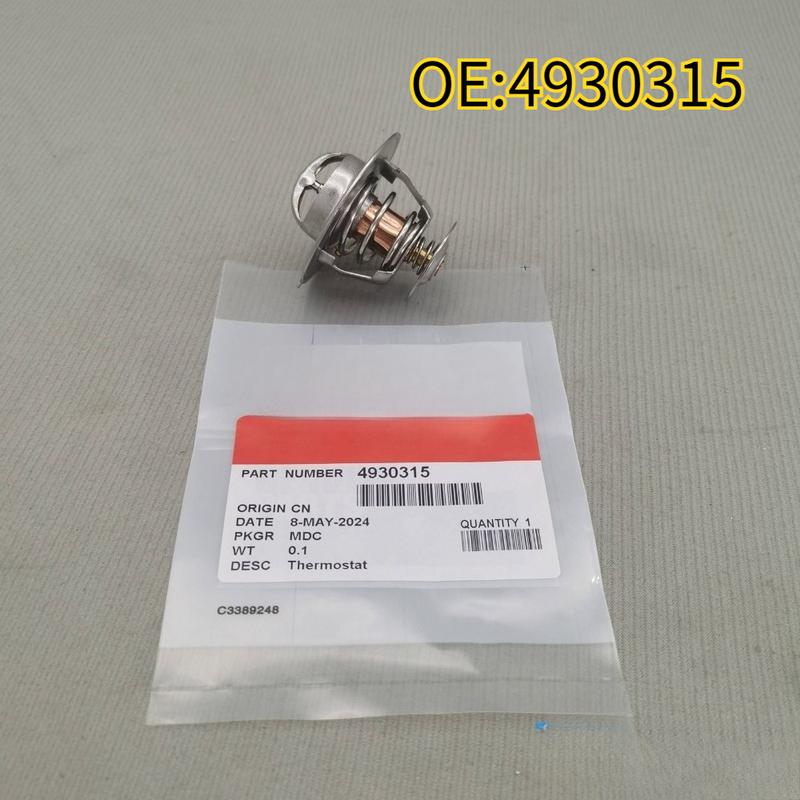High quality New For 4930315 Thermostat 82/180 degrees suitable for Cumm 3.9L/5.9L/6.7L/4B 6B ISB 4930315