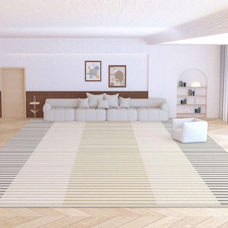 2024 Cream Loop Velvet Living Room & Bedroom Carpet - Waterproof, Stain-Resistant, Durable