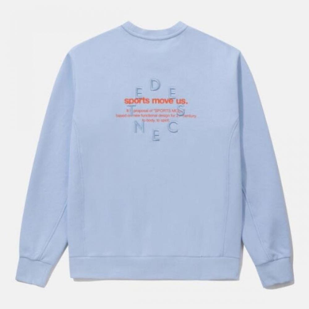 

Футболка с длинным рукавом Descente Cqk Sq123uht21 Sky Back Graphic Heavy 100