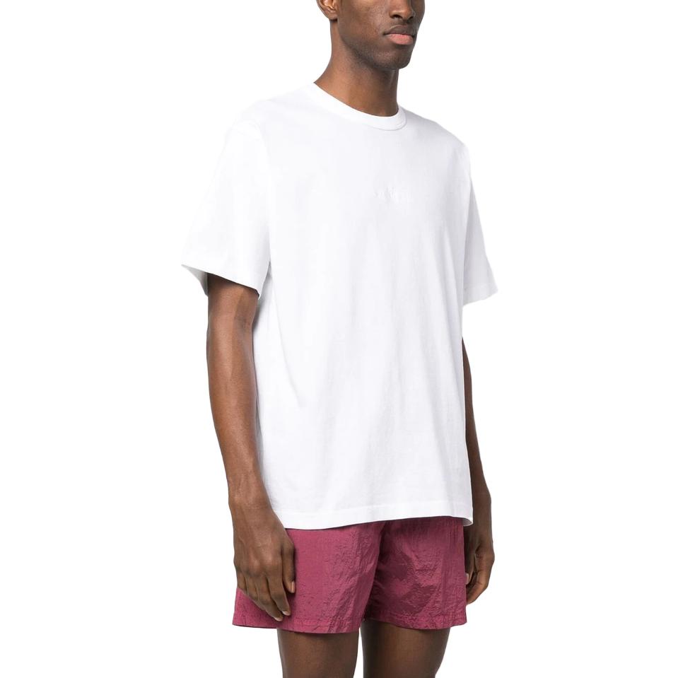 Stone Island Plain Crew Neck Short Sleeve T-Shirt Men tops White 781520444-V0001