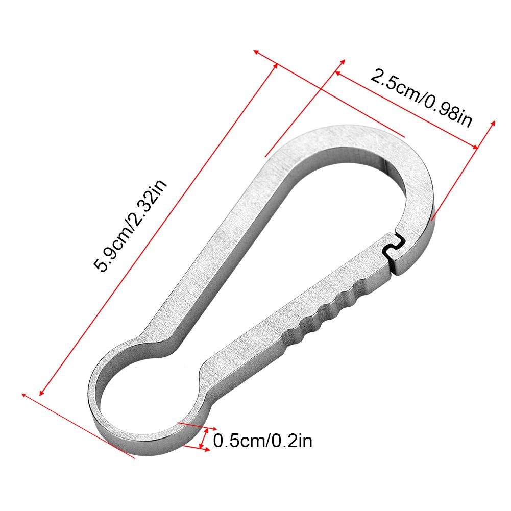 Multifunctional Carabiner Climbing Hiking Locking Buckle Key Ring Outdoor Sports Accessory