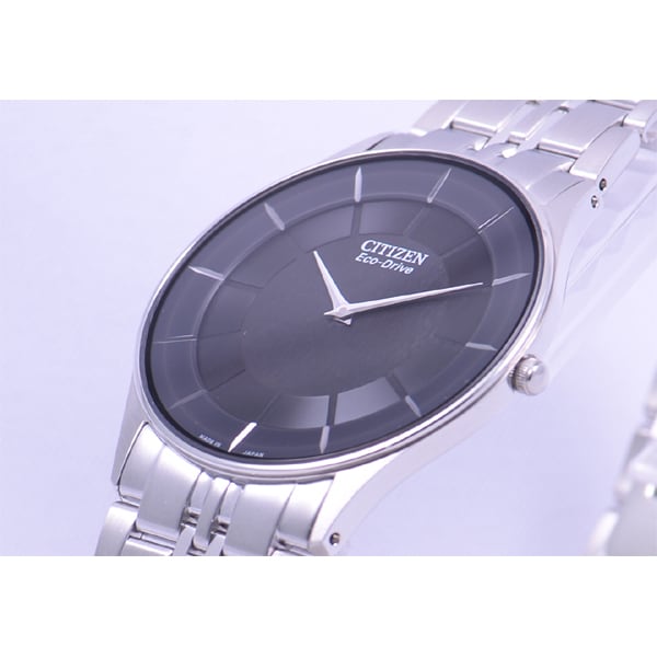 Citizen Herren AR3010-65E (CITIZEN Uhr STILETTO Eco-Drive) Runde Uhr Silber Edelstahl Analog