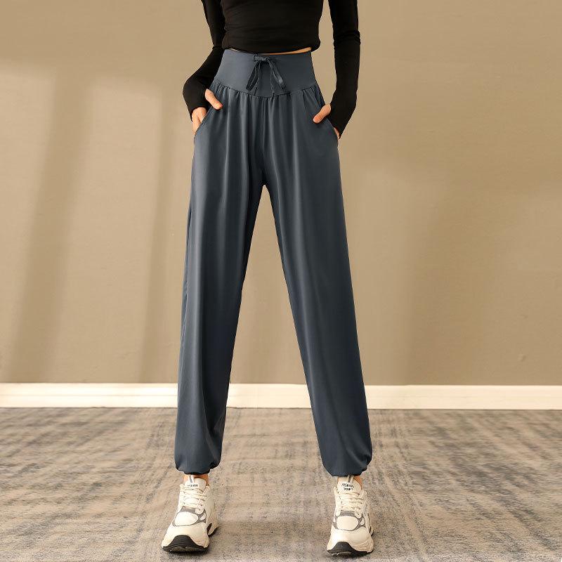 

Женский быстросохнущий костюм для йоги и хайкинга - стиль осени 2025 года с топом с коротким рукавом и длинными брюками S