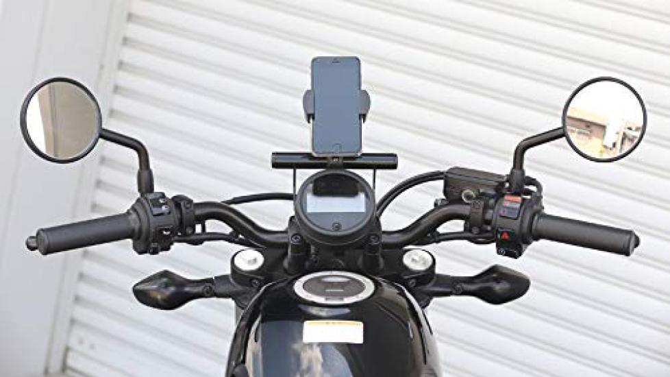 Kijima Handlebar Mounting for Honda Rebel 500 Bar, Steel, 22.2mm, Black, 250/Rebel ('17-) 204-0695