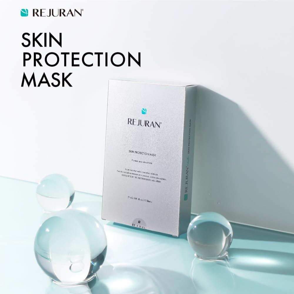 Official REJURAN Skin Protection 2 Korean Cosmetics Mask, 5-sheet Mask, Boxes, PDRN, Skincare,