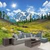 Snow Mountain Wall Paper Plateau Natural Scenery 3D Wallpaper Mural Living Room Sofa Bedroom TV Backdrop Home Decor
