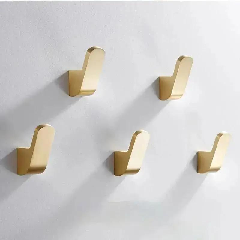 Dooroom Brass Bearing Hook Bathroom Indoor Kitchen Hallway Wall Clothes Hooks Wall Hangings Row Hooks Nordic Style Home Supplies
