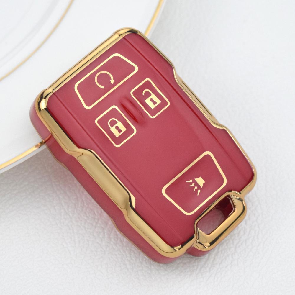 New Car Key Cover Case fob For Chevrolet Suburban Silverado GMC Terrain Yukon Tahoe Sierra Smart Auto Accessories Key Ring