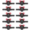 10 STÜCKE 1/2 Schlauch Bewässerungsfittings Widerhaken Inline-Ventil Gartenbewässerungsverbinder