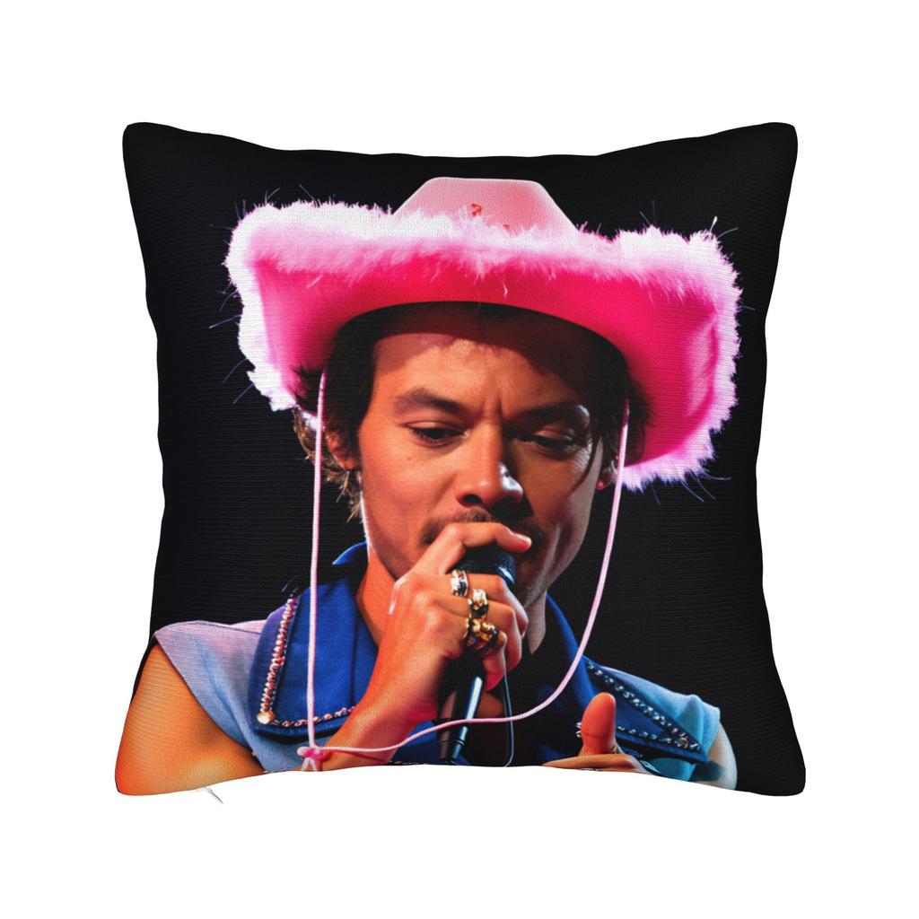 Singer H-Harrys S-Styles  Pillow Cover  Custom Cushion Cover Kawaii Pillow Case For Chair Sofa Home Decor