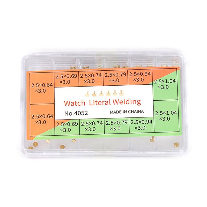 

1 Коробка Часы Буквальная Сварка Универсальный Циферблат Штифт Медный Материал Фиксированные Ножки для Фиксации Циферблата Инструменты для Ремонта Аксессуары для Циферблата
