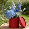 Small Flower Bouquet Packaging Box Round Cardboard Gift Box with Cover for Gift Wrapping And Home Decoration Enduring