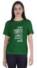 Inkmeso Women T Shirt If My Mouth Doesn't Say It My Face Definitely Will Letter Printed Sarcastic Crew Neck Top