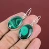 Malachite Earring Genuine Gemstone Earring Handmade Jewelry 925 Sterling Silver Earring Dangle Drop Earring Birthstone Jewelry Gifts For Mom