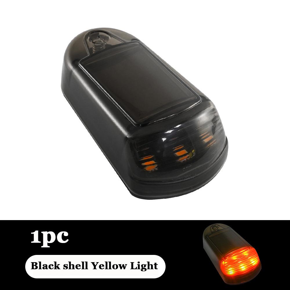 7 colors Car Warning Light LED Solar Flash Light Anti-Theft Fake Security System Sign Waterproof Car Truck Accessories