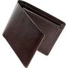 Tokyo Shitamachi Kobo Wallet Mens 2-Fold Genuine Leather Made Japan Artisan Quality Pebbled Gift Box Included (Brown)