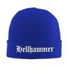 2025 New Hellhammer Rates Knitted Hat For WoUnisex Unisex Beanie Winter Hat Death Retro 80s Warm Cap