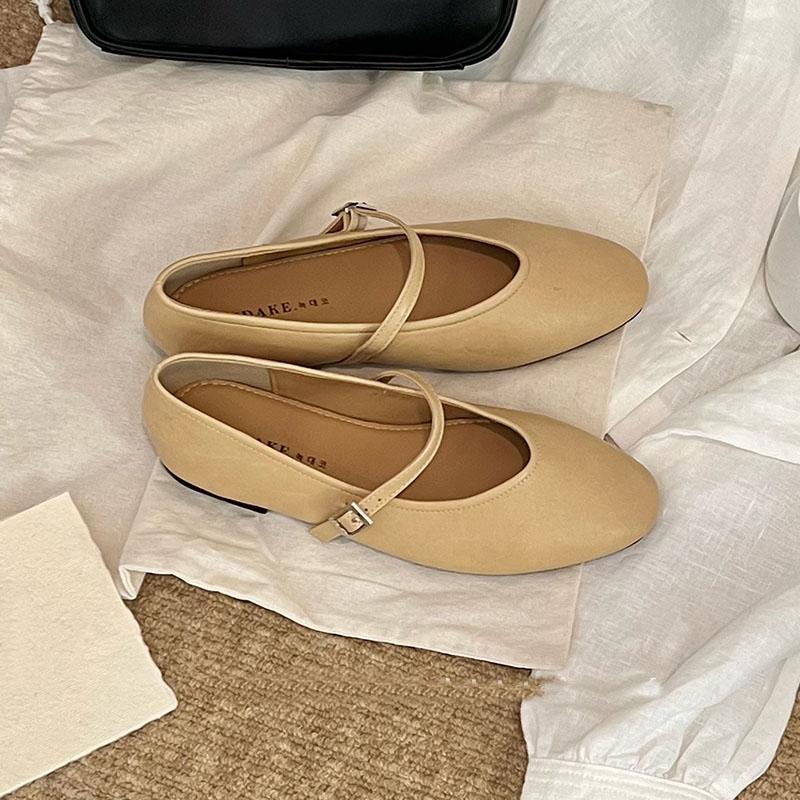Fashion Female Shallow Ladies Mary Janes Flats Shoes Casual Footwear Soft Fashion Round Toe Women Ballet Flats Shoes