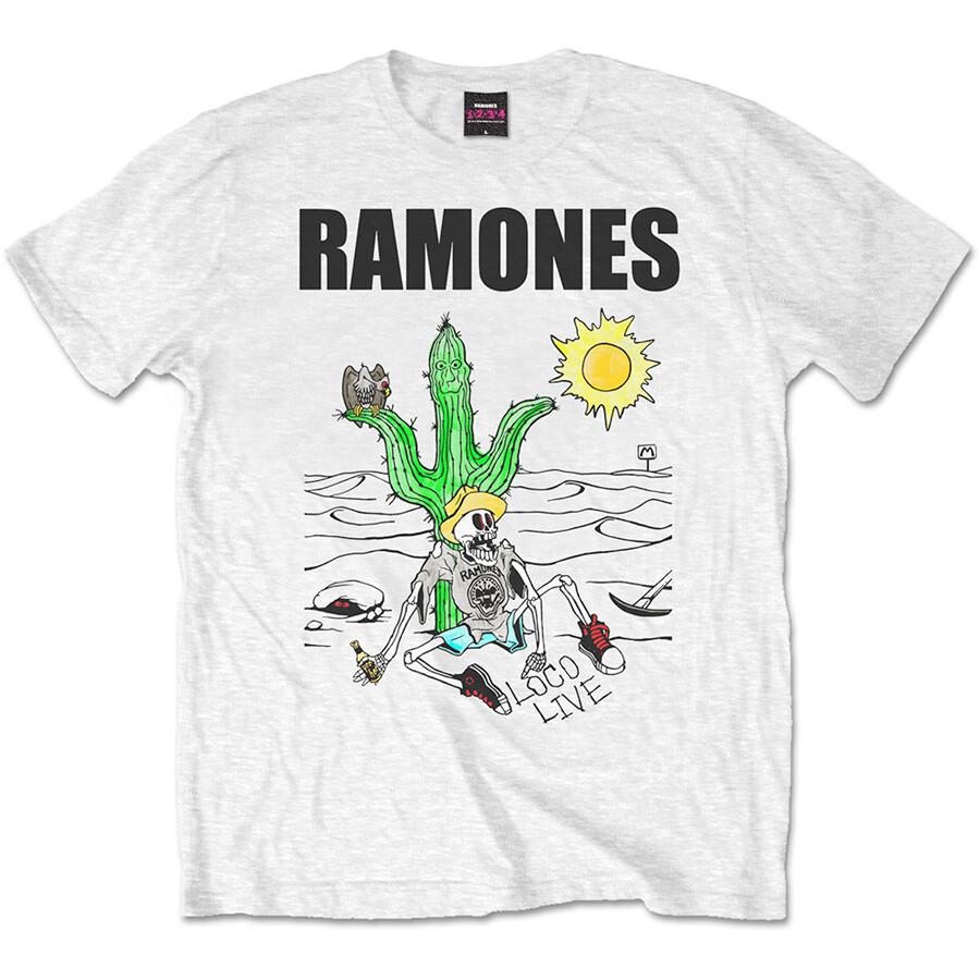 The Ramones - Loco Live - White T-shirt L