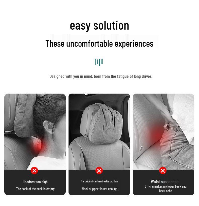 Compatible Neck and Head Support Pillow for Ideal L7/L8/L9 Car Seats