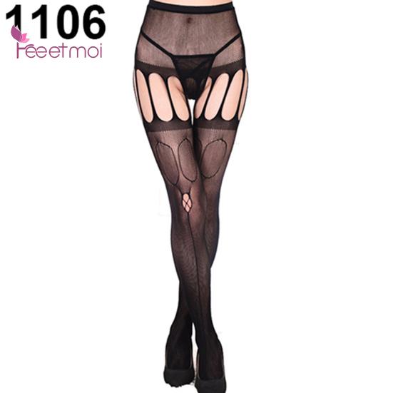 Sexy Pantyhose Enchanting Waist Curve Breathable Sleep Colthes Seamless Sexy Wear Long Mesh Lace Stocking Women Socks