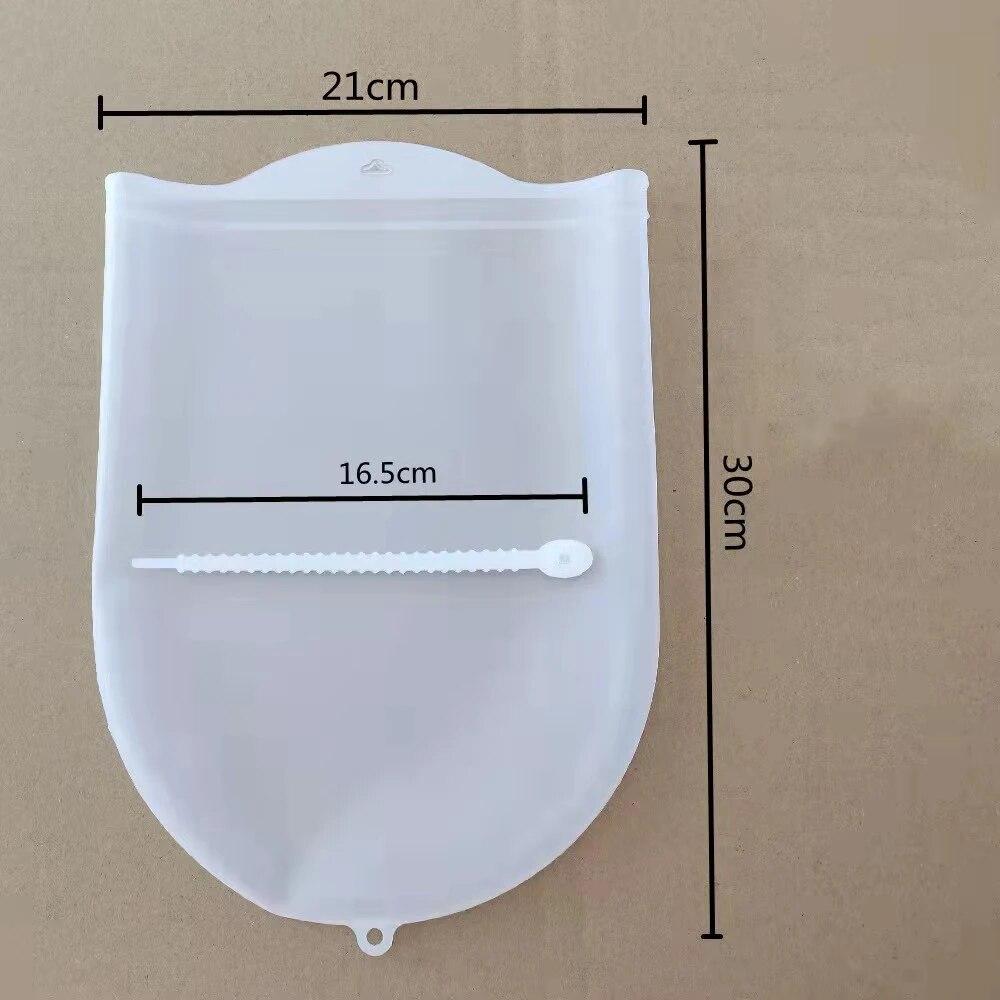 Food Grade Silicone Dough Kneading Bag Silicone Kneading Dough Bag Flour Mixer Bag Versatile Dough Mixer for Bread Pastry Pizza