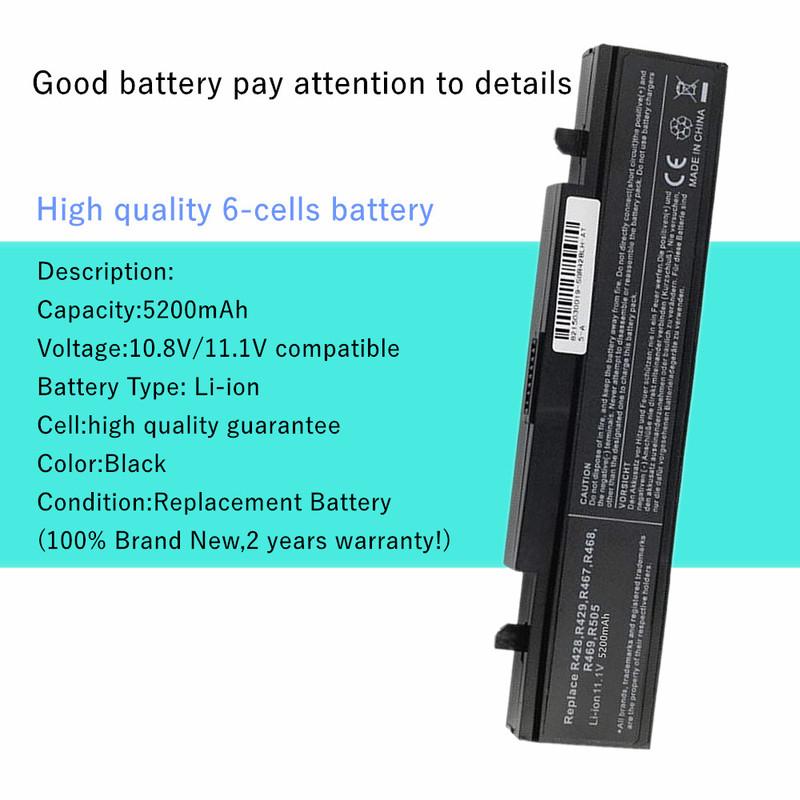 Laptop Battery For Samsung NP300V5A NP300E5A NP300E5C NP300E5V NP300E5Z NP300V4A NP305E7A NP305E5A NP270E5V R420 R428 R429 R430
