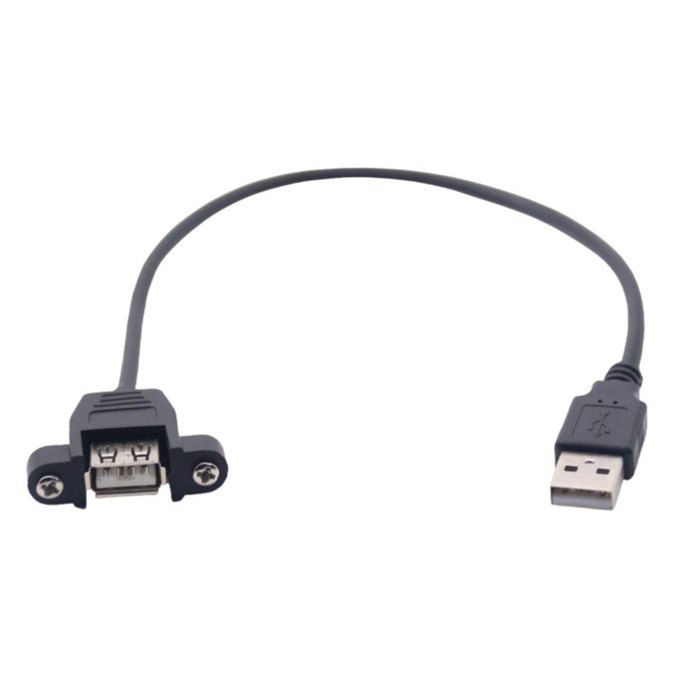 28AWG USB Extension Cable USB 2.0 Panel Mounting Cable Data Transfer Cable  Industrial Control 1meter
