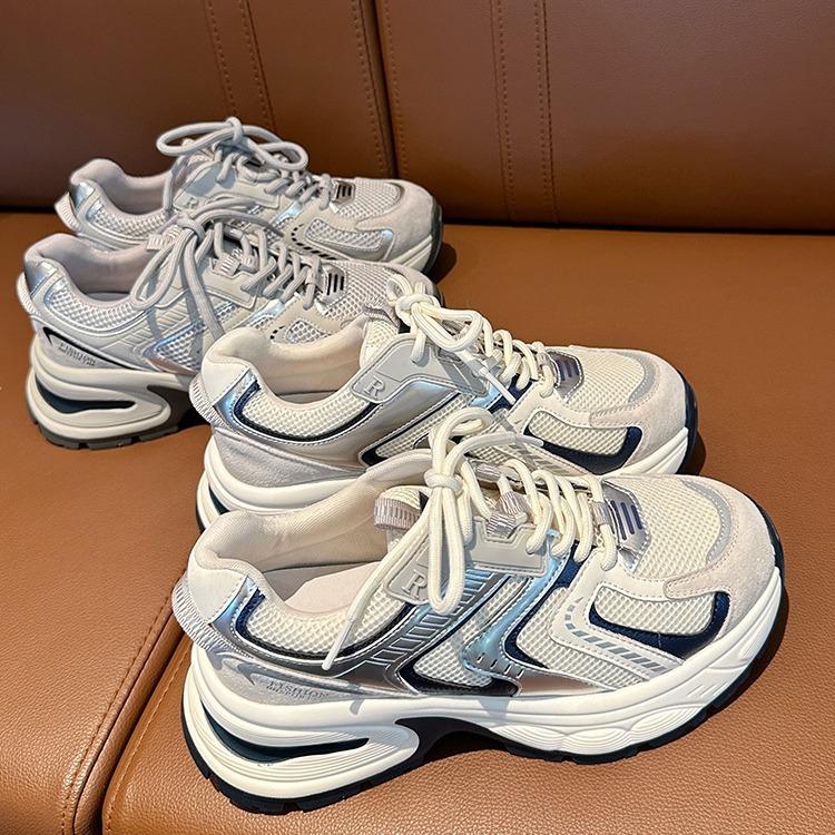 Daddy shoes girl 2025 new spring and summer platform fashion popular versatile Internet celebrity explosion running casual sports shoes tide