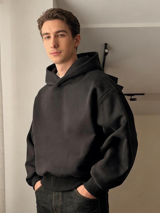 Men's Trendy Hooded Sweatshirt - Autumn/Winter Long Sleeve American Casual Pullover