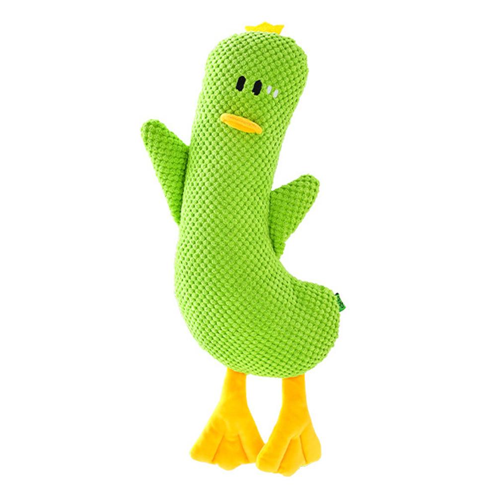Dog Toy Plush Companion Sleeping Duck Bite Resistant Teeth Grinding Sound Relief Duck Sound Relieve Boredom Cat Pet Toy